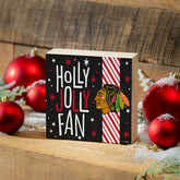 Chicago Blackhawks Block, Holiday, 6x6, NHL, Home