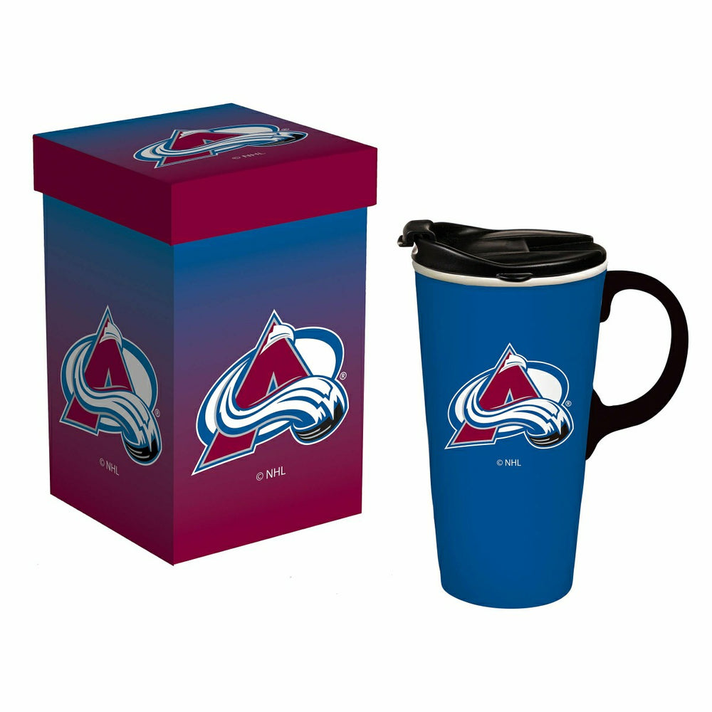 Boxed Travel Latte Cup, Colorado Avalanche, NHL, Home