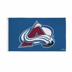 Colorado Avalanche Single Sided Flag w/ 2 Grommets, 3'x5', NHL, Home