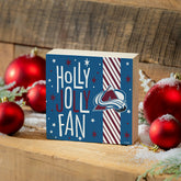 Colorado Avalanche Block, Holiday, 6x6, NHL, Home