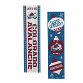 Colorado Avalanche 47" Double Sided Leaner, Christmas, NHL, Home