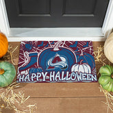 Colorado Avalanche Halloween PVC Mat, 28"x16", NHL