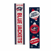 Columbus Blue Jackets 47" Double Sided Leaner, Christmas, NHL, Home