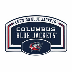 Columbus Blue Jackets USA Embossed Steel Wall Sign, 11" x 17", NHL, Home