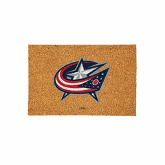 Columbus Blue Jackets Large Full Color Coir Mat, 36"x24", NHL