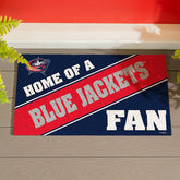 Columbus Blue Jackets, PVC Mat COLOR, Home of a Fan, NHL
