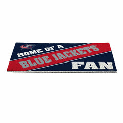 Columbus Blue Jackets, PVC Mat COLOR, Home of a Fan, NHL