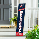 Columbus Blue Jackets Large Single Sided Leaner, 46", NHL, Home