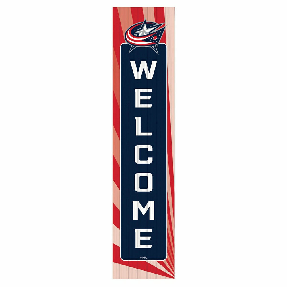 Columbus Blue Jackets Summer Seasonal Single Sided Large Leaner, 46", NHL, Home