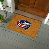 Coir Mat, 16"x28", Columbus Blue Jackets, NHL