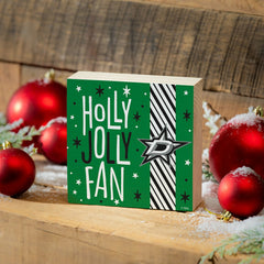 Dallas Stars Block, Holiday, 6x6, NHL, Home