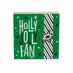 Dallas Stars Block, Holiday, 6x6, NHL, Home