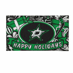 Dallas Stars Holiday PVC Mat, 28"x16", NHL