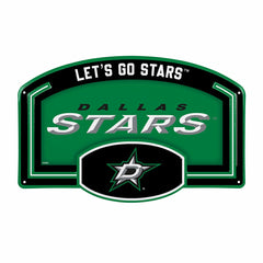 Dallas Stars USA Embossed Steel Wall Sign, 11" x 17", NHL, Home