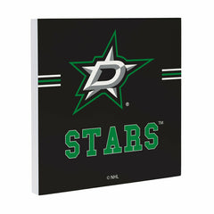 Dallas Stars Wood Wall Sign, 12x12, NHL, Home