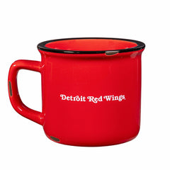 Detroit Red Wings Ceramic Camp Cup with Enamel Finish, 14oz, NHL, Home