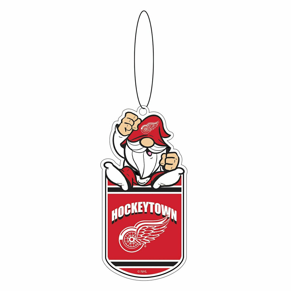 Detroit Red Wings Gift Tag Ornament, Gnome Fan, NHL, Home