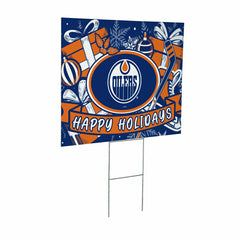 Edmonton Oilers Yard Sign, Holiday, NHL, Home