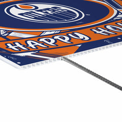 Edmonton Oilers Yard Sign, Holiday, NHL, Home