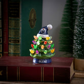 4" Mini LED Tabletop Christmas Tree, Set of 2, Edmonton Oilers, NHL, Home