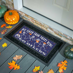 Edmonton Oilers Flocked Coir Halloween Sassafras Switch Mat, 22"x10", NHL