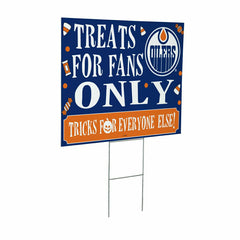 Edmonton Oilers Yard Sign, Halloween Treats for Fans, NHL, Home