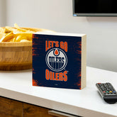 Edmonton Oilers Plock, Down Home Fans, 6x6, NHL, Home