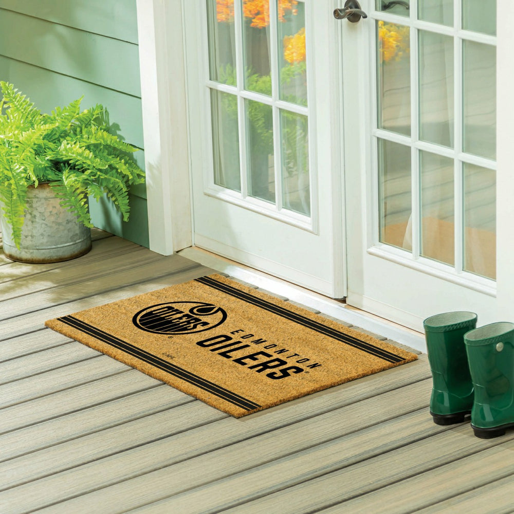 Edmonton Oilers Large One Color Coir Mat, 36"x24", NHL