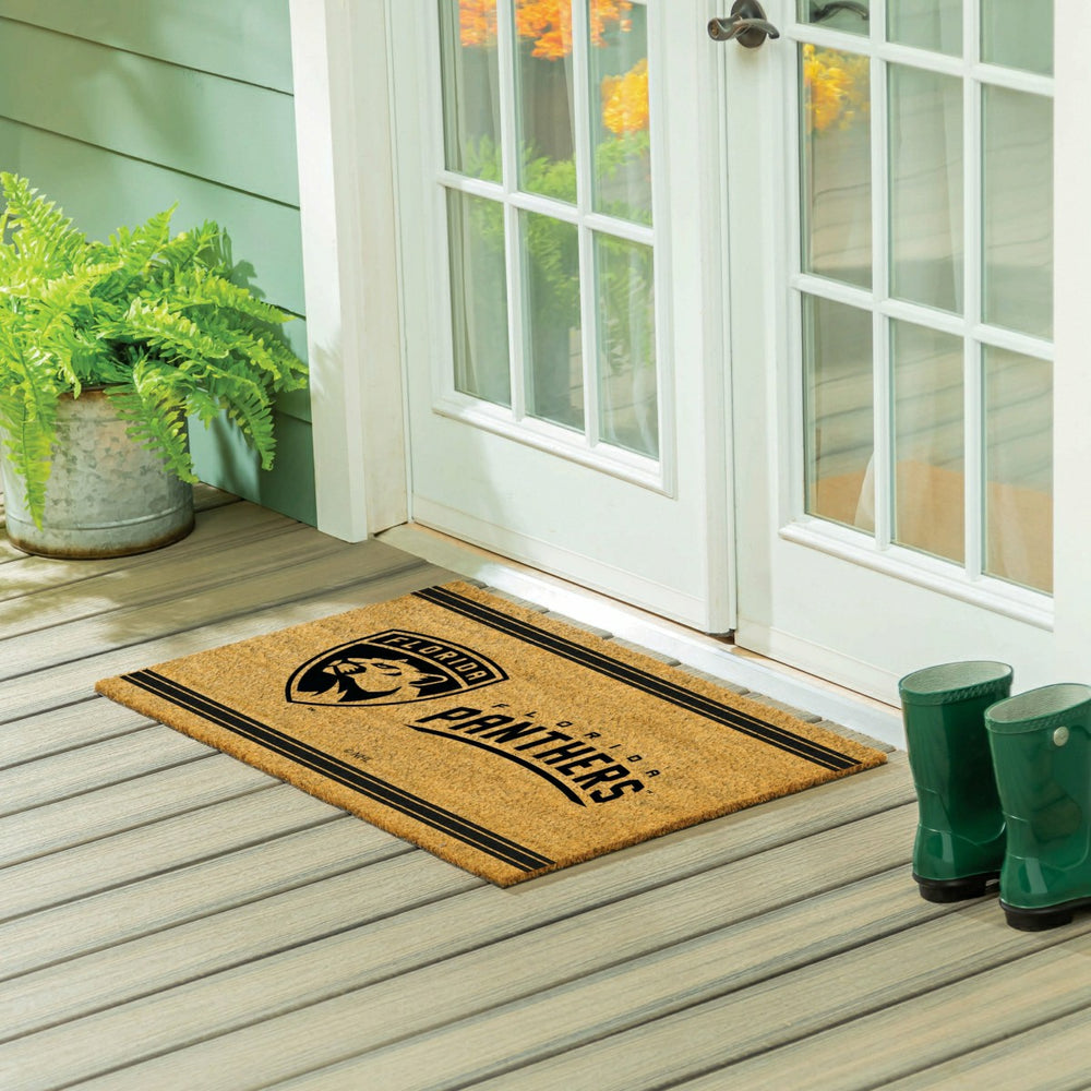 Florida Panthers Large One Color Coir Mat, 36"x24", NHL