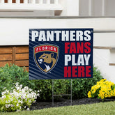 Florida Panthers Coroplast Yard Sign "Fans Play Here", NHL, Home