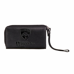 Florida Panthers Wristlet Wallet, Black, SC24 Champions, NHL, Home