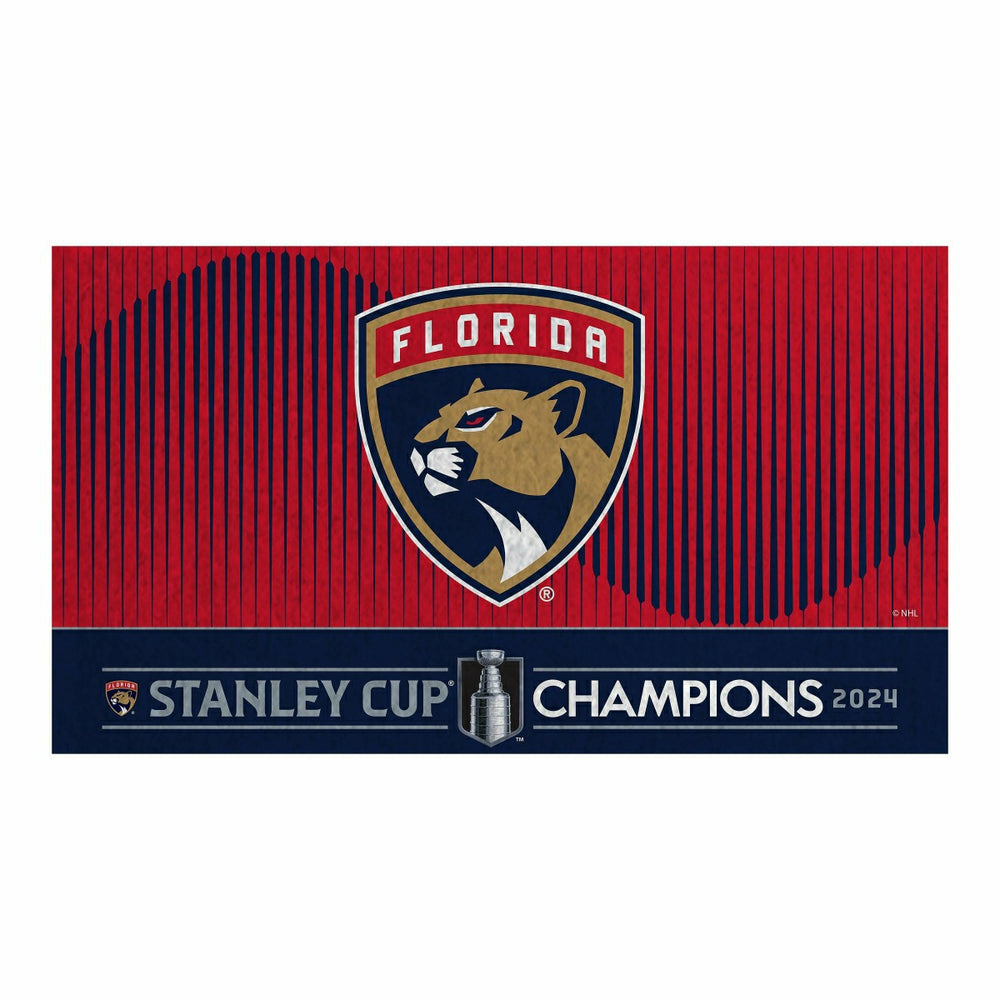 Florida Panthers PVC Mat COLOR, Stanley Cup Champions 2024, NHL