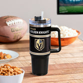 40oz Stainless Steel Canyon Cup w/ Straw, Vegas Golden Knights, NHL, Home