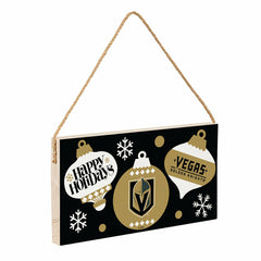 Vegas Golden Knights Holiday Wood Wall Sign, 6x11, NHL, Home