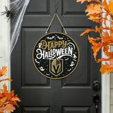 Vegas Golden Knights Halloween Round Door Décor with Hanging Rope, 18x, NHL, Home