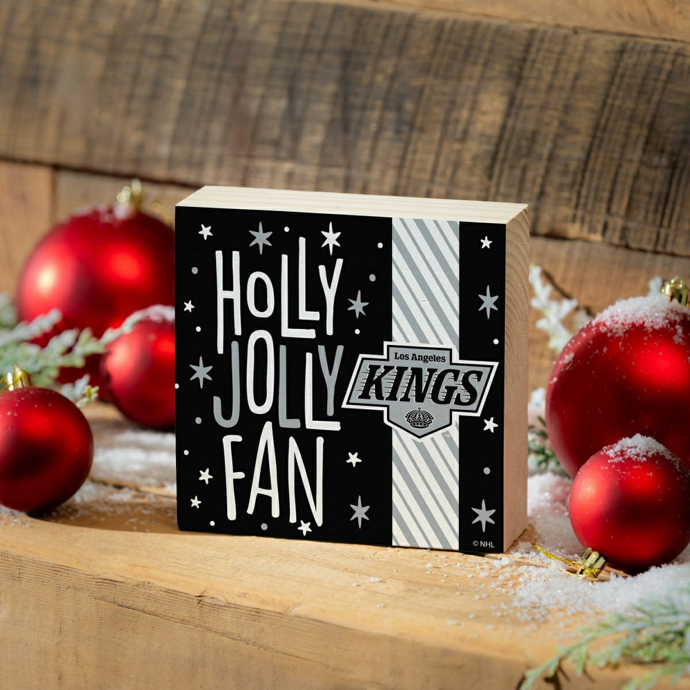 Los Angeles Kings Block, Holiday, 6x6, NHL, Home