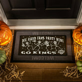 Los Angeles Kings Flocked Coir Halloween Sassafras Switch Mat, 22"x10", NHL