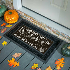 Los Angeles Kings Flocked Coir Halloween Sassafras Switch Mat, 22"x10", NHL