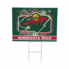 Minnesota Wild Yard Sign, Patriotic, NHL, Home