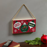 Minnesota Wild Holiday Wood Wall Sign, 6x11, NHL, Home