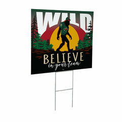 Minnesota Wild Yard Sign, Bigfoot, NHL, Home