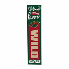 Minnesota Wild 47" Double Sided Leaner, Halloween, NHL, Home