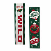 Minnesota Wild 47" Double Sided Leaner, Christmas, NHL, Home