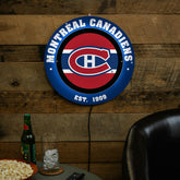 Montreal Canadiens, Metal Lite, Round, NHL