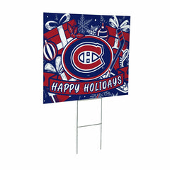 Montreal Canadiens Yard Sign, Holiday, NHL, Home