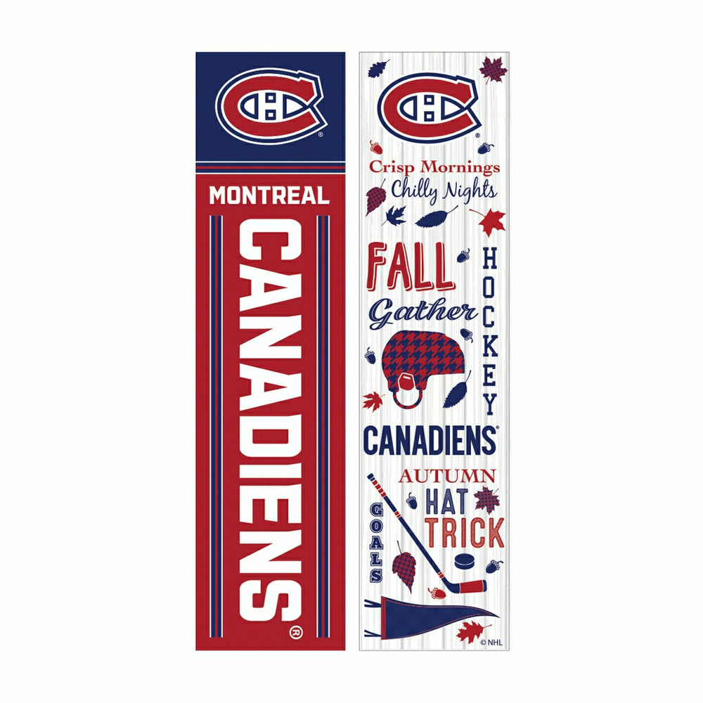 Montreal Canadiens 46" Double Sided Leaner, Fall Seasonal, NHL, Home