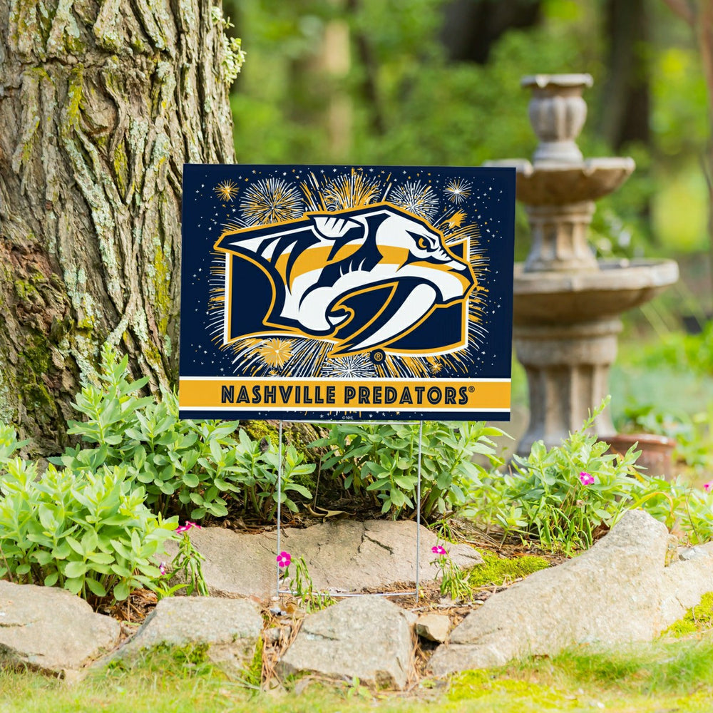 Nashville Predators Yard Sign, Patriotic, NHL, Home