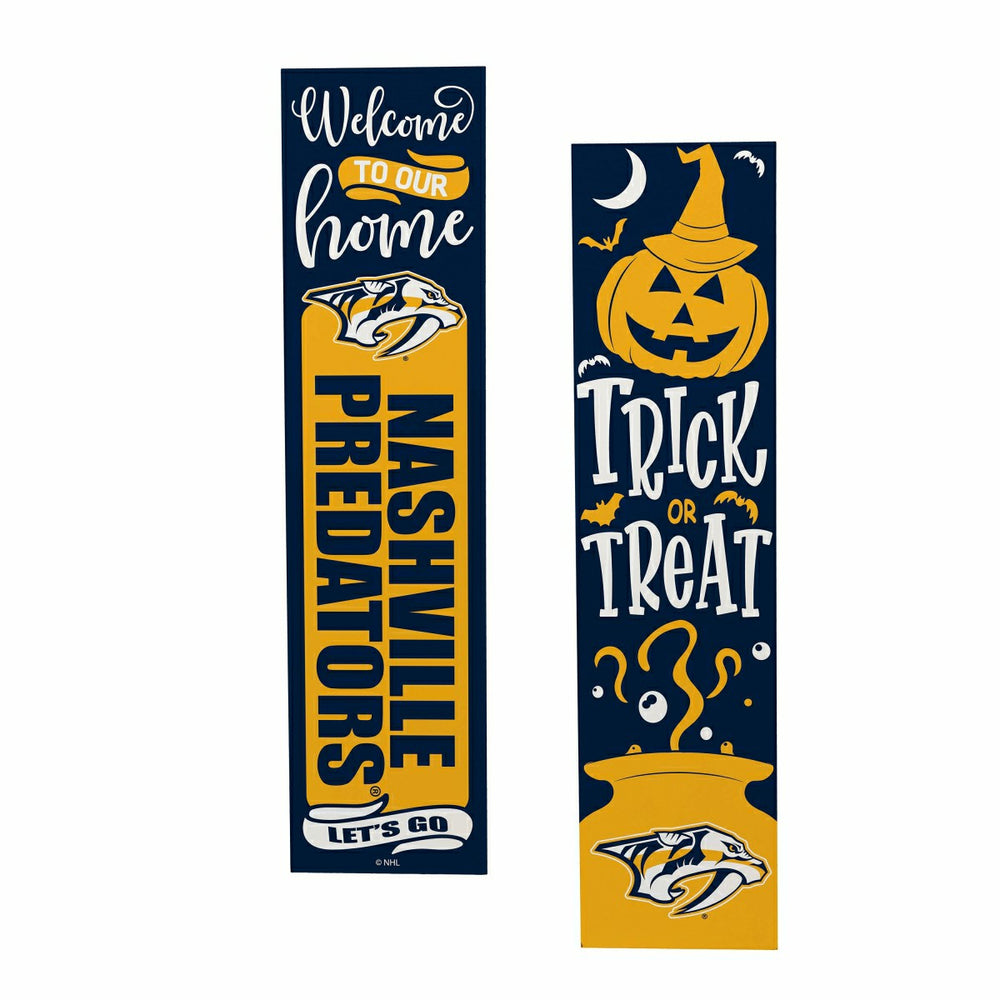 Nashville Predators 47" Double Sided Leaner, Halloween, NHL, Home