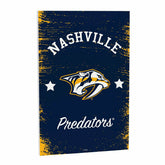 Nashville Predators Wood Wall Sign, 16x24, NHL, Home
