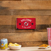 New Jersey Devils Wood Wall Sign, 6x11, NHL, Home